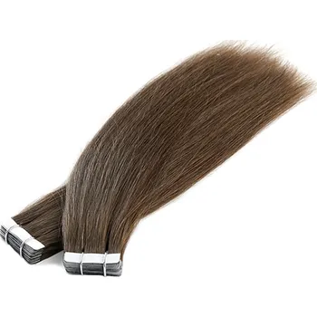 Příčesek Vlasové PU pásky tape in na prodlužování vlasů 40cm 06 - teplá světle hnědá