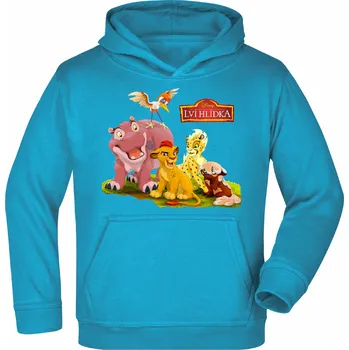 Dívčí oblečení Mikina Lví Hlídka Barva: Tyrkys, Velikost: 3/4roky - 98/104