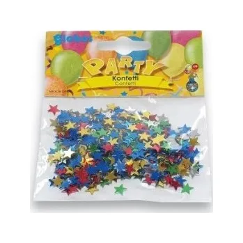 Konfeta Konfety - Hvězdy, mix barev