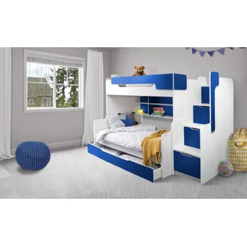 Postel Patrová postel Harry 3 modrá