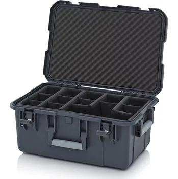 paleta Ochranné kufry Pro 60 x 40 x 27,8 cm - Antracitová šedá - Antracitová šedá - materiál: PP - CP SG 6427 B5-7016