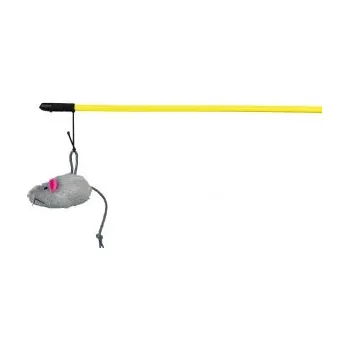 Hračka pro kočku Myší duch s rolničkou na udici