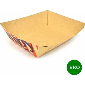 Jednorázové nádobí EKO miska velká enjoy it, kraft 170 x 120 x 60 mm, 20 ks OFOPA/840007A/PAK
