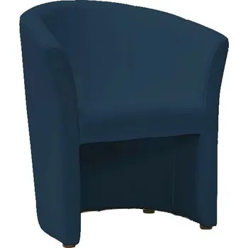 Křeslo Křeslo TM-1, Modrá ekokůže EK-13/Wenge