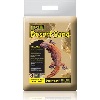 Podestýlka pro terarijní zvíře Exo Terra Písek pouštní žlutý 4,5 kg