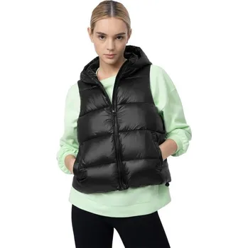 Dámská softshellová bunda Dámská péřová vesta F092 W 4FSS23TDJAF092 20S černá - 4F XS