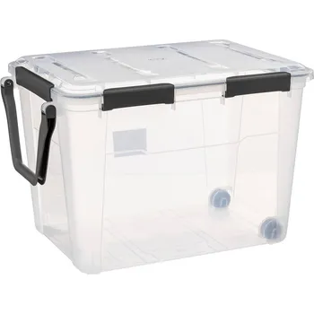 Úložný box 5five Simply Smart Box s víkem a se západkami PROTECT+, 100 l