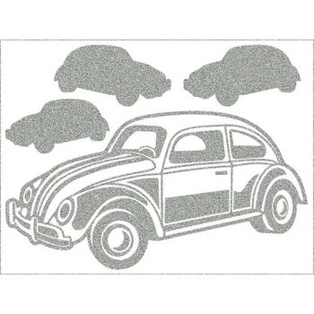 Engross Reflexní nažehlovací obrázky Auto vw brouk