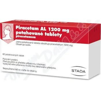 Lék na neurologické potíže Piracetam AL 1200mg tbl.flm.60