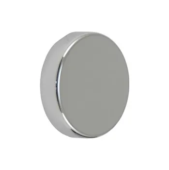 Nábytkové kování Interex design Závěsné kování s krytkou na zrcadlo / Matný chrom 16 mm