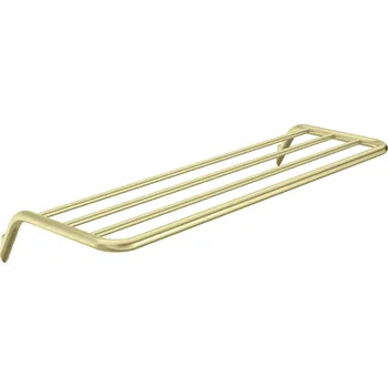 Deante Silia, nástěnná polička žebříková, zlatá matná, DEA-ADI_R531