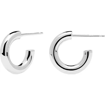 Náušnice PDPAOLA Minimalistické stříbrné náušnice kruhy Mini CLOUD Silver AR02-376-U + 2 měsíce na vrácení zboží