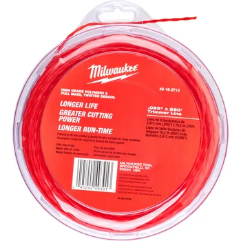 MILWAUKEE Žací struna 2,4mm × 76m