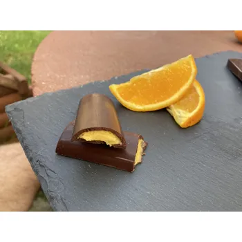 Čokoláda Čokoládová tyčinka s pomerančovou krémovou náplní, 30 g