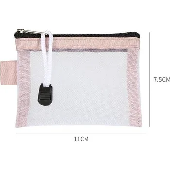 Peněženka Malá peněženka s držákem klíčů a karet - růžový