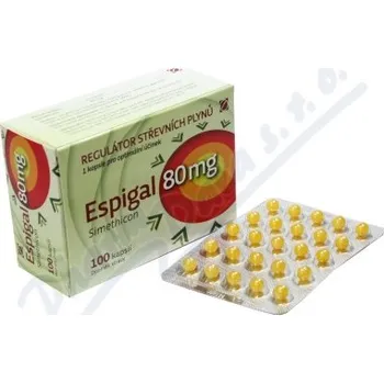 Lék při potížích s trávením Espigal 80mg cps.100