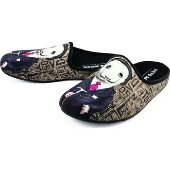 Pánské pantofle Pánská domácí obuv IE5566015 SHOESY šedá Barva: coffe, Velikost: 41