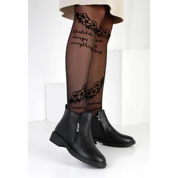 Dámská zimní obuv SPORT Dámská kotníková obuv 81307-1B černá 37