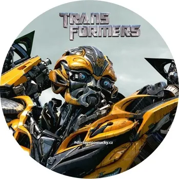 Jedlá dekorace na dort Transformers č.3 jedlý papír