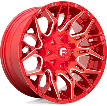 Plechové kolo Fuel D771 TWITCH disk 22x12 8x165.1 125.1 ET-44, Candy red