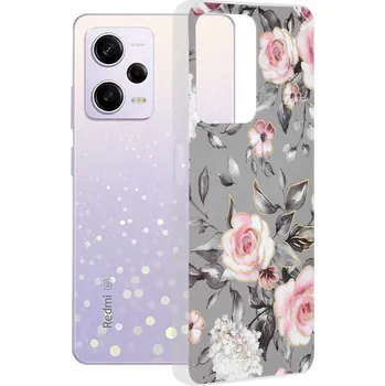 Pouzdro na mobilní telefon Kryt Xiaomi Redmi Note 12 Pro / Poco X5 Pro 5G Techsuit - Marble Series - Bloom of Ruth Gray