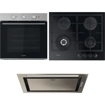 Set domácích spotřebičů WHIRLPOOL OMK38HU0X + WHIRLPOOL GOFL 629/NB1 + WHIRLPOOL WCT3 64 FLB X