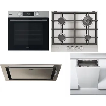 Set domácích spotřebičů WHIRLPOOL OMSK58RU1SX + WHIRLPOOL TGML 661 IX R + WHIRLPOOL WCT3 64 FLB X + WHIRLPOOL WSIC 3M27 C