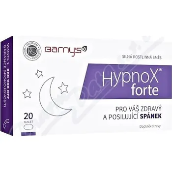 Přípravek na podporu paměti a spánku Barnys HypnoX forte tbl.20