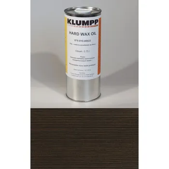 Olej na dřevo Hard Wax Oil - Wenghe 369, plechovka 0,75 l, vnitřní olej na nábytek s tvrdým voskem