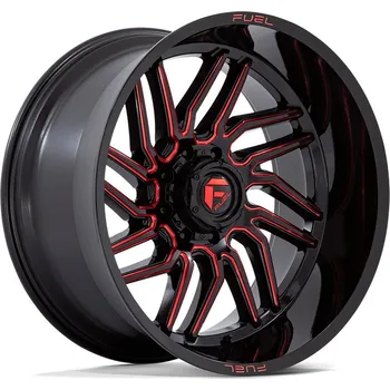 Alu kolo Fuel D808 HURRICANE disk 24x12 8x170 125.1 ET-44, Gloss black
