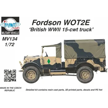 Plastikový model 1/72 Fordson WOT2 E (15CWT) 'Wooden Cargo Bed'