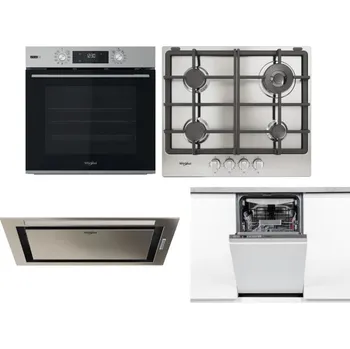 Set domácích spotřebičů WHIRLPOOL OMSK58RU1SX + WHIRLPOOL TGML 661 IX R + WHIRLPOOL WCT3 64 FLB X + WHIRLPOOL WSIO 3O34 PFE X