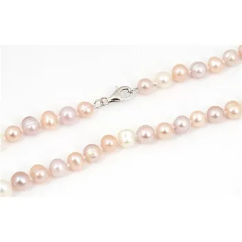 Náhrdelník Náhrdelník z pravých perel multicolor 44 cm STNAH186F + dárek zdarma