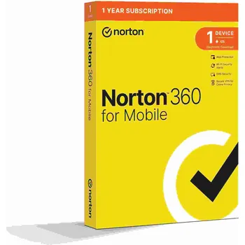 Antivir NORTON 360 MOBILE 1 uživatel pro 1 zařízení na 1 rok ESD 21426893