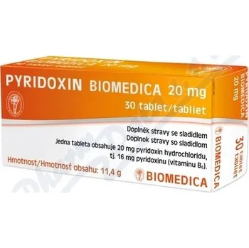 Lék na neurologické potíže Pyridoxin 20mg tbl.30