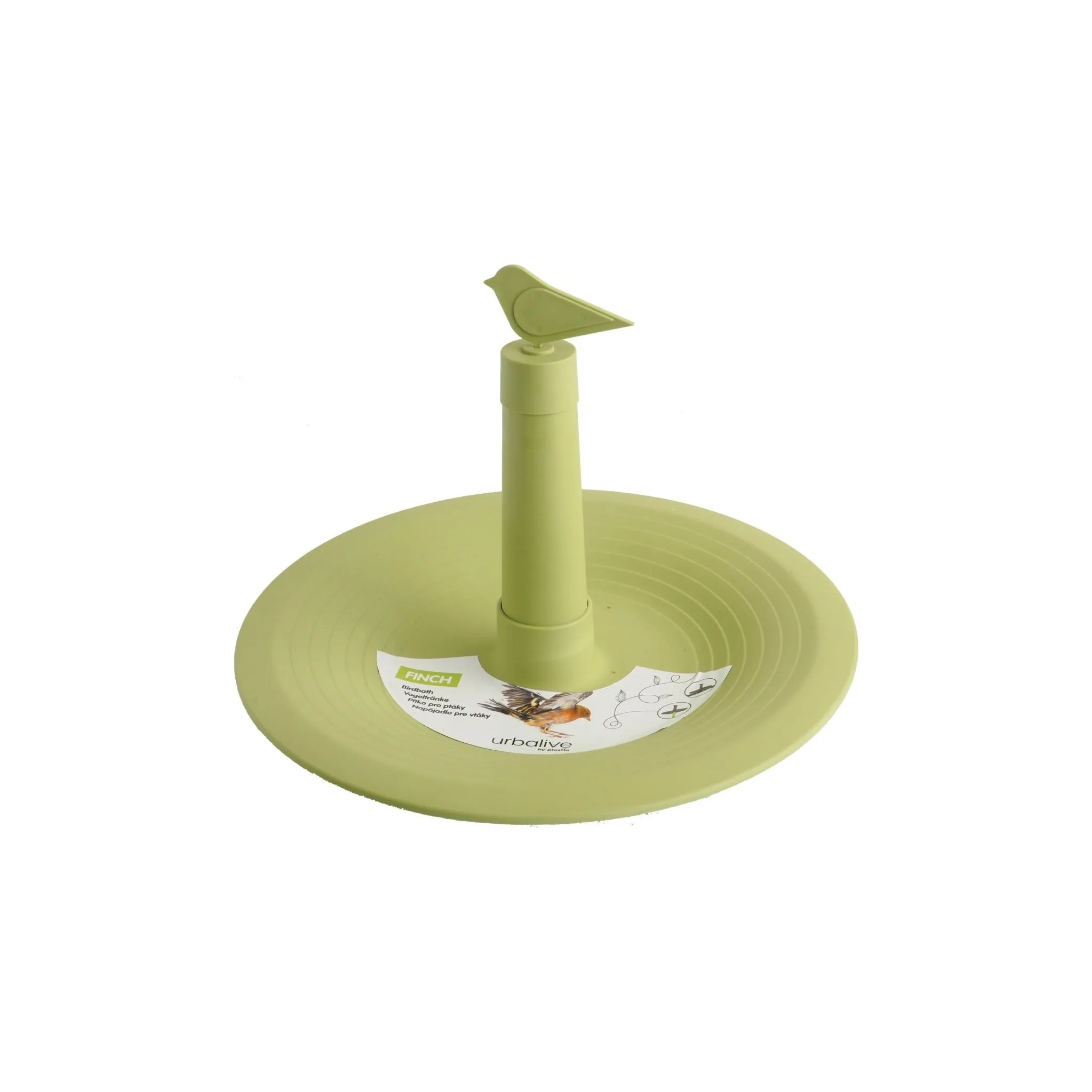 Fotografie 2 - Pítko pro ptáky Plastia Finch pítko pro ptáky 32 cm olivové