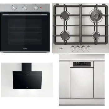 Domácí spotřebič WHIRLPOOL OMK38HU0X + WHIRLPOOL TGML 661 IX R + WHIRLPOOL AKR 62F LT K + WHIRLPOOL WSBO 3O34 PF X