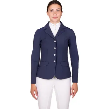 Jezdecké sako QHP Sako závodní Elaina QHP, dámské, navy 38