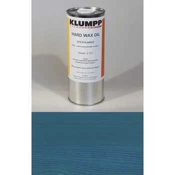 Olej na dřevo Hard Wax Oil - Dětské hřiště - modrá, plechovka 0,75 l, vnitřní olej na nábytek s tvrdým voskem