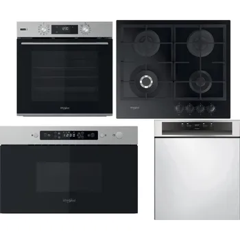 Set domácích spotřebičů WHIRLPOOL OMSK58RU1SX + WHIRLPOOL GOFL 629/NB1 + WHIRLPOOL MBNA910X + WHIRLPOOL WBC 3C34 PF X