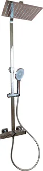 Sprchová souprava WellMall West sprchový set s termostatickou baterií hranatý