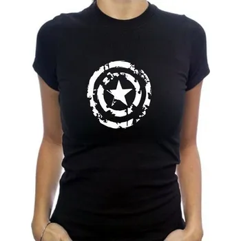 dámské tričko AVENGERS-Captain M Bílá