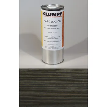 Olej na dřevo Hard Wax Oil - Antracit 179, plechovka 0,75 l, vnitřní olej na nábytek s tvrdým voskem