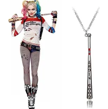 Seriál Sebevražedný oddíl řetízek Harley Quinn stříbrný