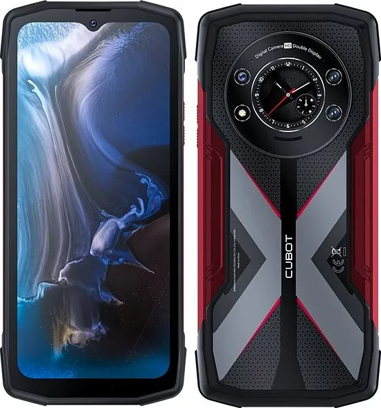 Foto Mobilní telefon Cubot King Kong Star 256 GB černý/červený - Zbozi.cz