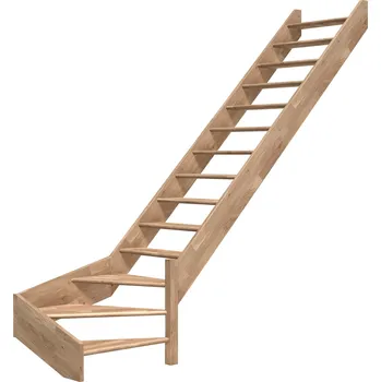 DOLLE PARIS - Dub Podstupnice: Bez podstupnic, Zábradlí: Bez zábradlí, Vedení schodů: O 1/4 vpravo