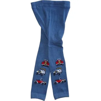 Chlapecké punčocháče bez šlapek W.D, modrá, - 3/4 roky, (92/98)