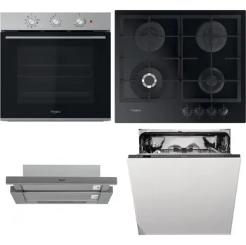 Set domácích spotřebičů WHIRLPOOL OMK38HU0X + WHIRLPOOL GOFL 629/NB1 + WHIRLPOOL AKR 749/1 IX + WHIRLPOOL WIO 3T133 PE 6.5