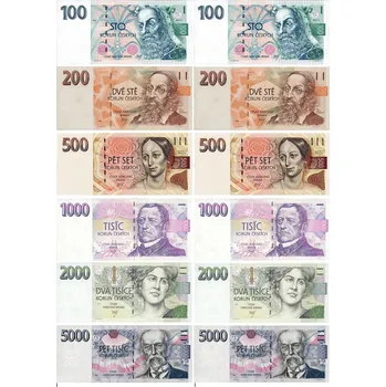 Jedlá dekorace na dort Bankovky mix jedlý papír A4