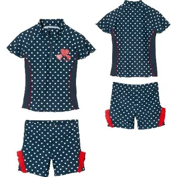 Dívčí plavky Dětské plavky koupací komplet srdce Playshoes